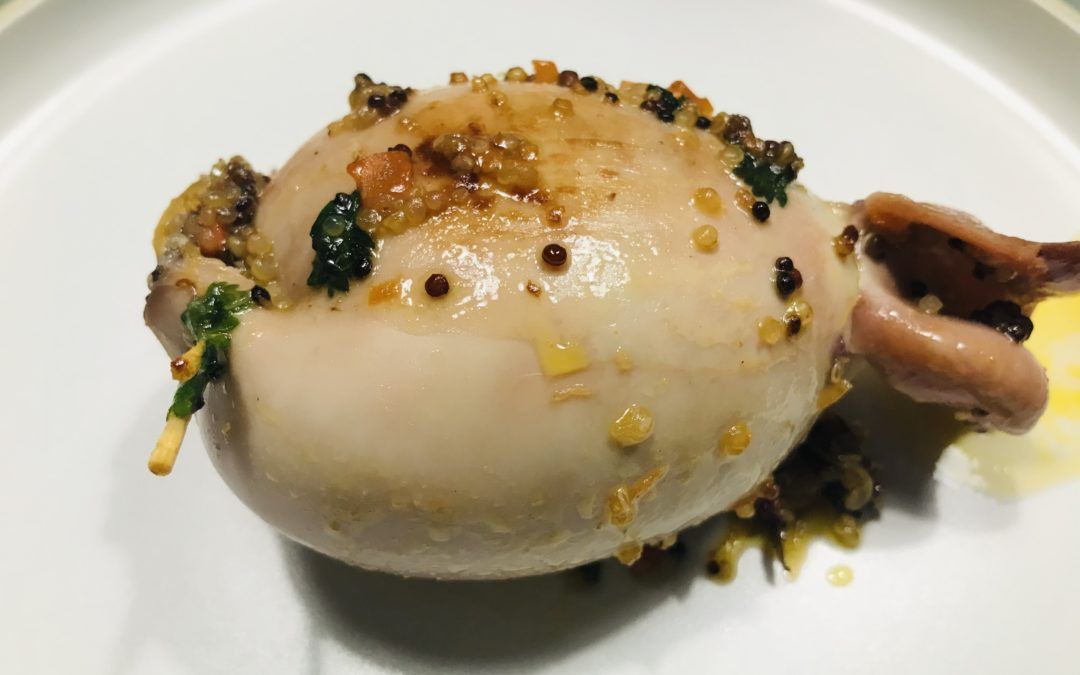 Calamars farcis à base de quinoa