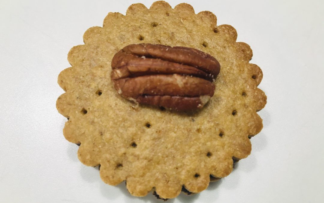 Biscuits fourrés choco-pécan