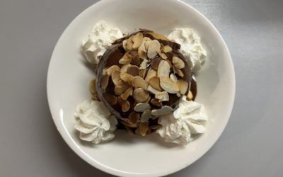 Profiteroles maison, glace coco