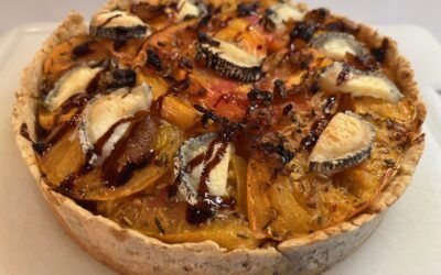 Tarte à la tomate et chèvre