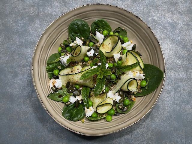 Salade à l&rsquo;orge et à la mozzarella