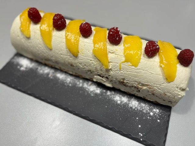 Bûche glacée à la mangue