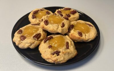 Cookies citron, huile d&rsquo;olive et pécan